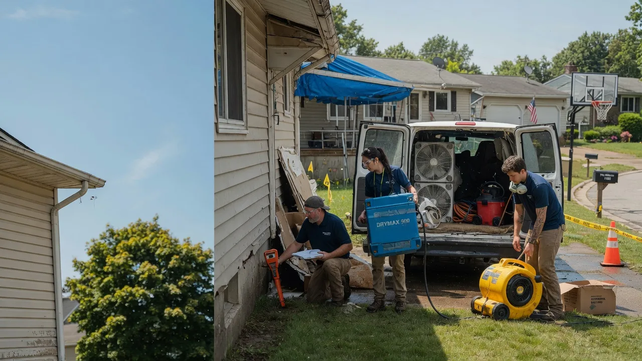 Ceiling Leak Cleanup in Gambier, OH near me