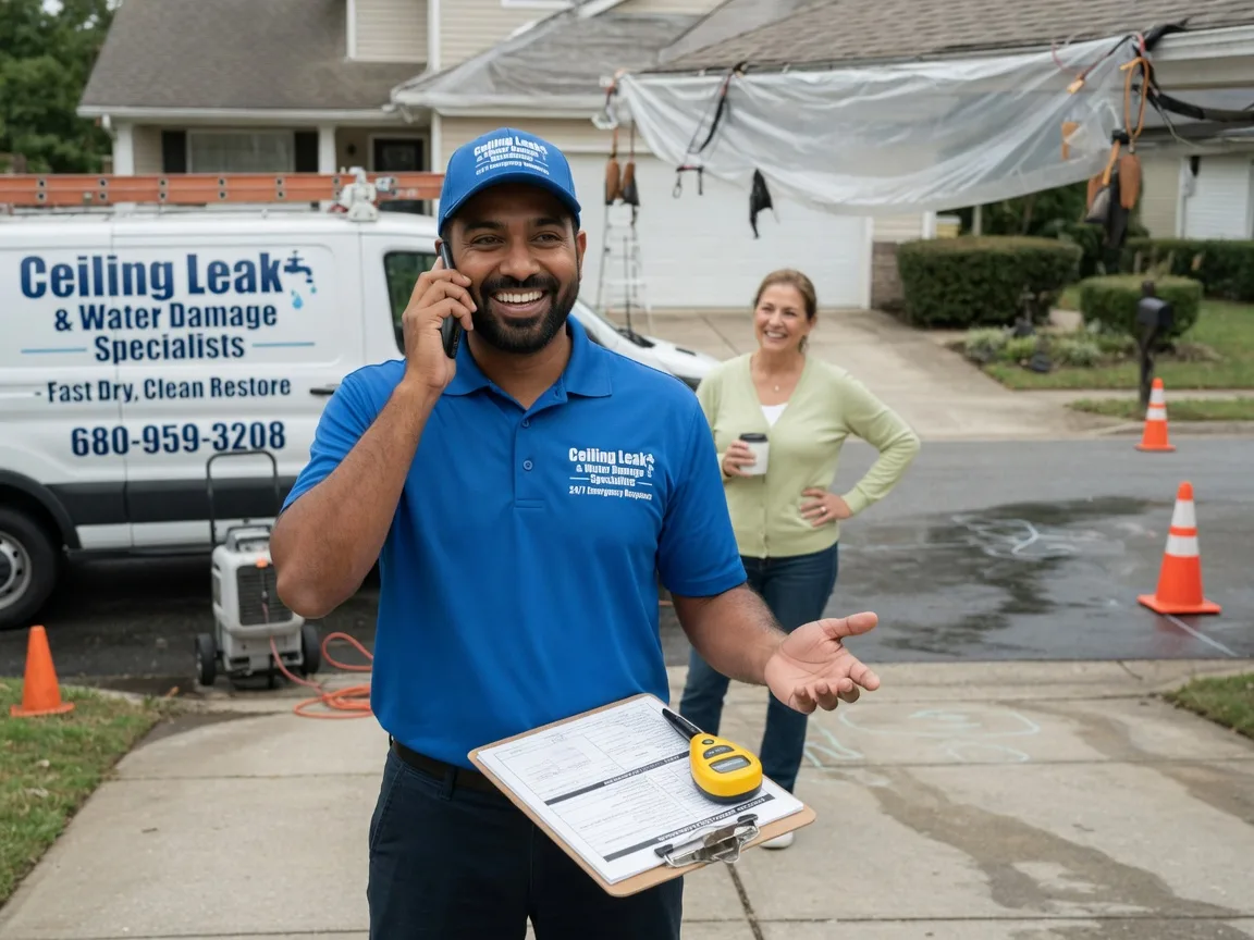 Ceiling Leak Cleanup Gambier, OH FAQs